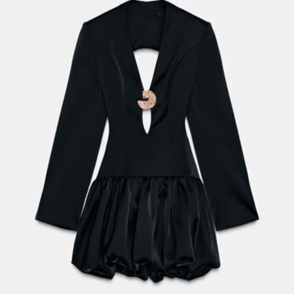 PUFFBALL MINI DRESS